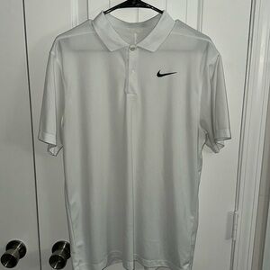 White nike polo. worn a few times